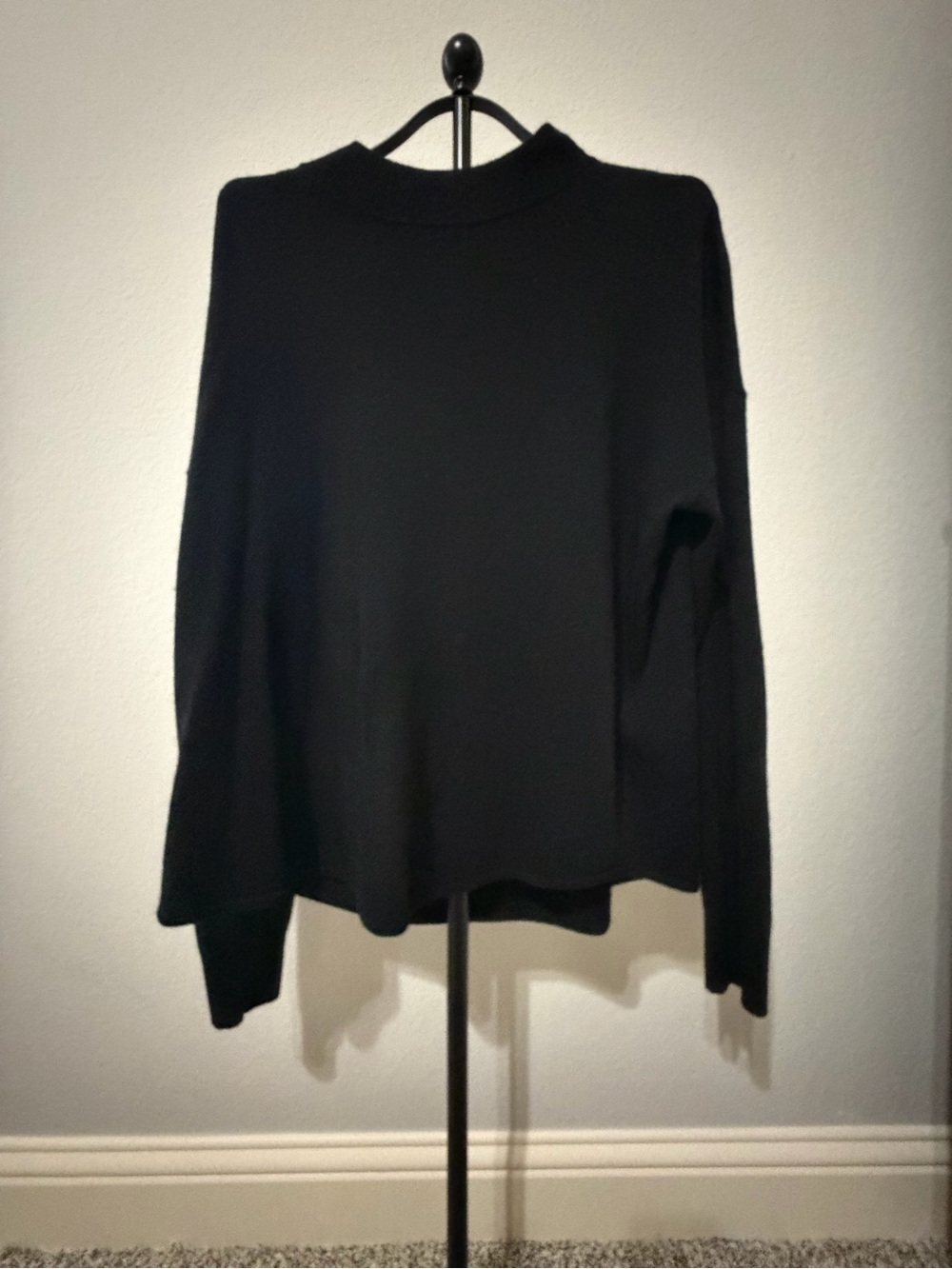 Madewell Black Crewneck Pullover Sweater